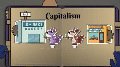 Milei emite dibujos animados procapitalismo en la televisión pública