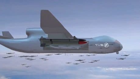 La Chine dévoile un «vaisseau mère» aérien sans pilote inédit capable de lancer jusqu’à 100 drones en essaim