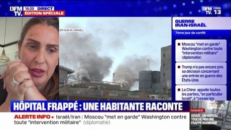 Guerre Iran/Israël: une habitante voisine de l'hôpital de Beer-Sheva touché par une frappe iranienne témoigne
