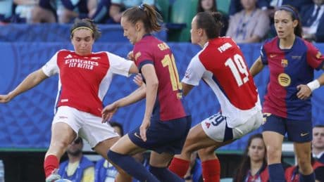 El uno x uno del Arsenal ante el Barcelona en la final de la Champions Femenina