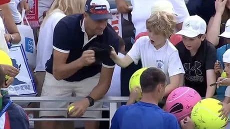 Millionaire CEO who stole cap from child at US Open issues grovelling apology