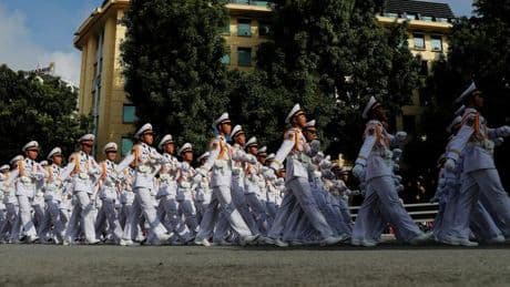Pour les 80 ans de son indépendance, le Vietnam exhibe sa puissance navale