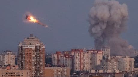 Bodies of baby and mother pulled out of rubble after largest Russian attack on Kyiv