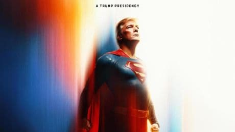 Superman Trump: la nueva imagen creada con IA que envía la Casa Blanca