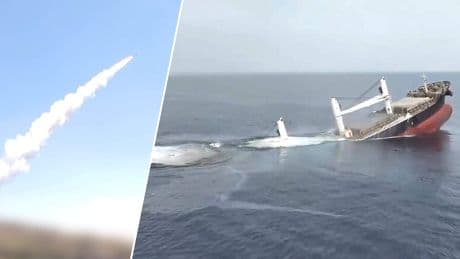 Vrachtschip zinkt na aanval door Houthi’s in Rode Zee