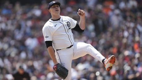 Skubal teared up as Tigers fans roared moments before his first complete game as a pro