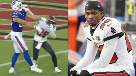 Shilo Sanders puts NFL career in jeopardy after being ejected for throwing a punch at Bills rival