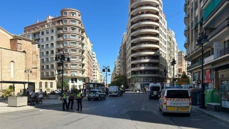 Muere una niña de seis años tras ser atropellada por una ambulancia en el centro de Valencia