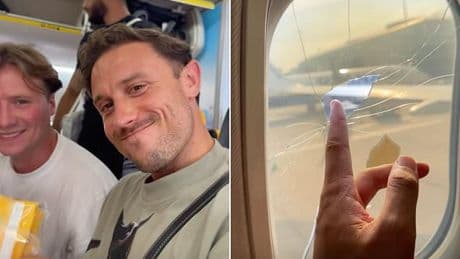 Worried passenger spots DAMAGE on Ryanair plane: 'No one wanted to sit near it'