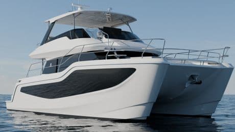 Aquila 46, catamarano della linea Explorer pronto per Cannes. In primo piano spazio, comodità e prestazioni