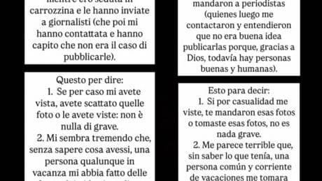 “Mi hanno fatto delle foto di nascosto mentre ero in carrozzina a New York e hanno cercato di venderle ai giornalisti”: lo sfogo di Alice Campello