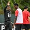 Stade Rennais. Le mercato, les choix face au Genoa… Les mots de Beye avant la dernière répétition