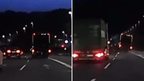 El errático comportamiento de un camión en una autopista dirección a Bilbao que tuvo asustados a los conductores: “En vez de detenerse sigue”