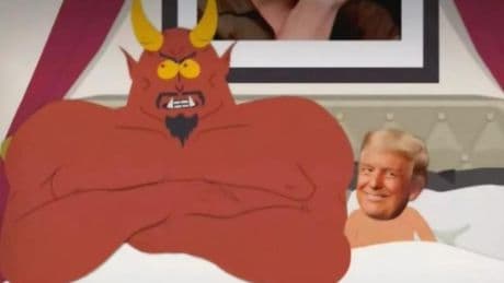 Trump contro South Park, gli autori umiliano il presidente: nella nuova stagione è nudo con Satana