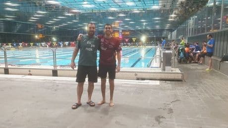 Guillermo Guinea se proclama subcampeón de Euskadi de natación adaptada en aguas abiertas
