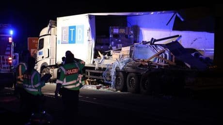 Unfall auf der A70 bei Eltmann: Brennender Tanklaster – Ersthelfer getötet