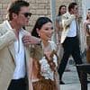 Rupert Murdoch's ex-wife Wendi Deng puts on flirty display with Tom Brady during Bezos wedding festivities