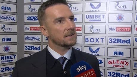 Barry Ferguson fumes at Rangers referee calls before Kris Boyd offers hasty on air penalty correction of old teammate