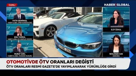 Otomotivde ÖTV oranları değişti