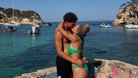 Ben Shelton gets over Wimbledon heartache as US tennis star packs on PDA with Trinity Rodman on vacation