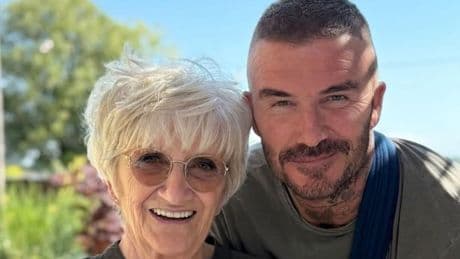 Injured David Beckham posts beaming snaps of mother's birthday amid family feud