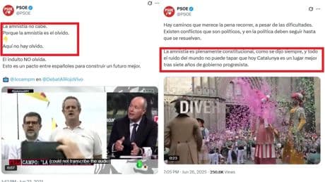 De ser &quot;ilegal&quot; e &quot;inconstitucional&quot; a ser &quot;magnífica&quot; y &quot;fundamental&quot;: metamorfosis de Sánchez y sus ministros con la amnistía