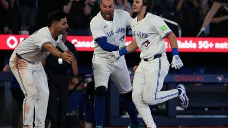 Blue Jays riding high atop AL East standings