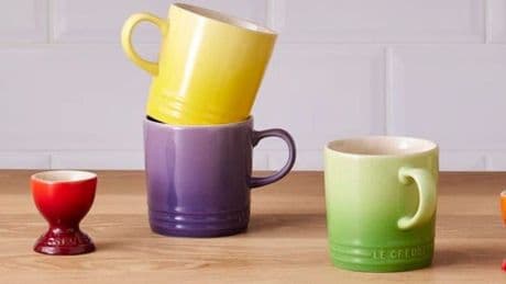 Le Creuset iconic rainbow mugs below £8 in deal cheaper than Amazon Prime Day