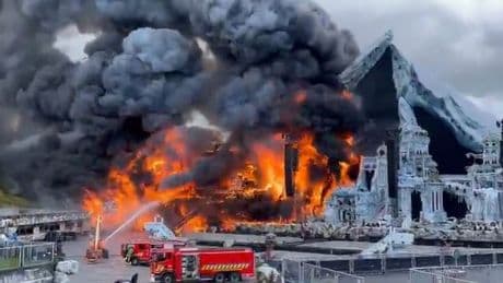 Belgio, gigantesco incendio distrugge il palco di Tomorrowland
