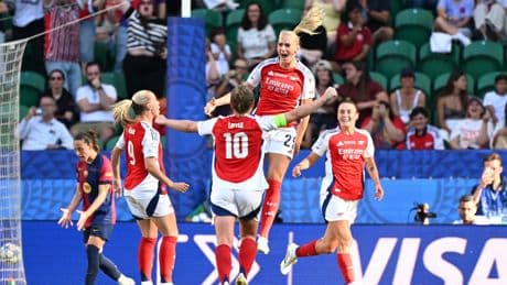 Arsenal win Women's Champions League with victory over Barcelona