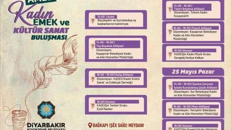 Amed Kadın Emek ve Kültür Sanat Buluşması başlıyor