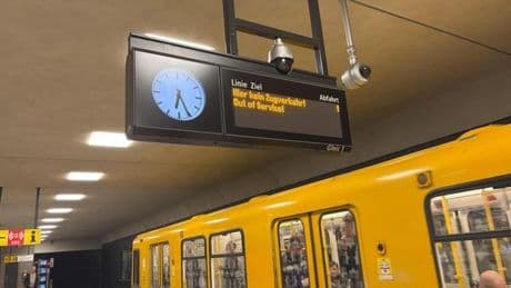 Berlin-Magie am Bahnsteigrand