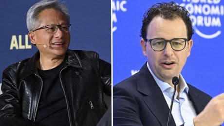 Anthropic CEO Dario Amodei fires back at Nvidia CEO Jensen Huang's criticism, calling it a 'bad faith distortion'