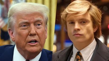 « Je suis sûr que Donald Trump a vu The Apprentice, c’est un narcissique », se moque l’acteur Sebastian Stan