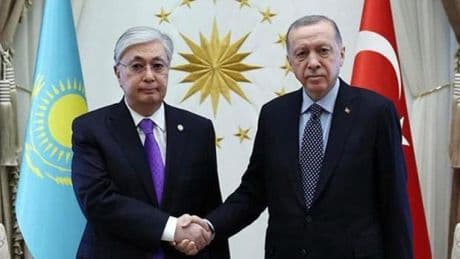 Cumhurbaşkanı Erdoğan, Kazakistan Cumhurbaşkanı Tokayev ile görüştü