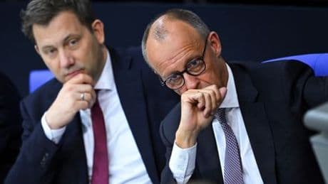 Friedrich Merz und Lars Klingbeil: Aufstand gegen die beiden da oben