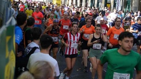 ¿Has corrido la Hiri Krosa de Aste Nagusia? Búscate en la meta