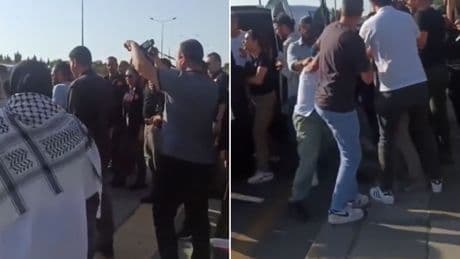 Erdoğan'a 'Filistin mektubu' vermek isteyen 5 kişi gözaltına alındı