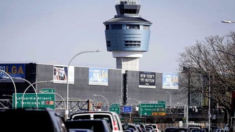 Passenger jet had to abort takeoff to avoid runway collision at New York's LaGuardia Airport
