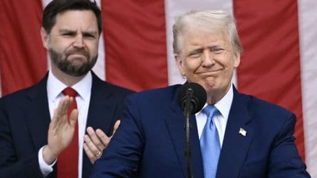 Donald Trump Pays Tribute to Fallen Troops While Airing Political Grievances in Memorial Day Speech