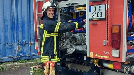 Er stand für Jena im Tor - Ex-Profi wird jetzt Feuerwehrmann