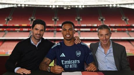 Gabriel signs new Arsenal contract after snubbing lucrative Saudi Arabia transfer offers