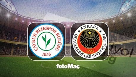 Çaykur Rizespor - Gençlerbirliği maçı CANLI | Trendyol Süper Lig