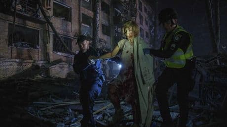 Russian strikes kill at least nine in one of the most deadly attacks on Kyiv