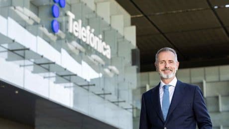 La acción de Telefónica ha subido un 13% desde la llegada de Marc Murtra