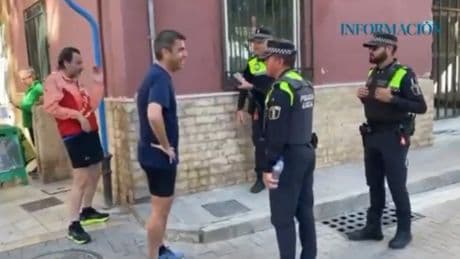 Carlos Mazón ha acudido este domingo a la Santa Faz de Alicante corriendo