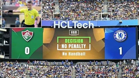 Revealed: Referee explains why Fluminense had penalty overturned by VAR during Club World Cup semi-final against Chelsea