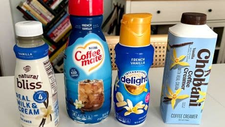 I tried 4 vanilla coffee creamers to find the best one, and there was a clear winner