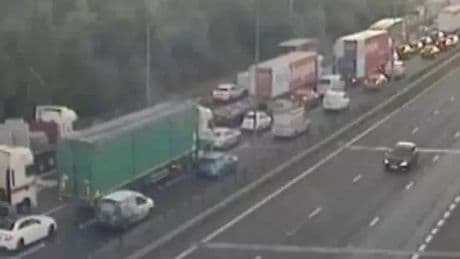 M62 live: Huge traffic delays after crash on major motorway with lanes closed