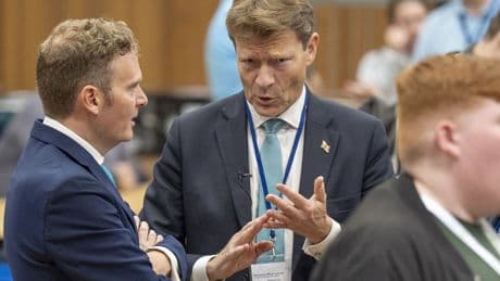 Banning burka should be debated, says Richard Tice after Reform chairman quits